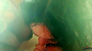 Hawk tuah spits on double blowjob