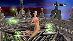 Indian Teen Girl In 3D Cartoon Hentai Sexy Positions