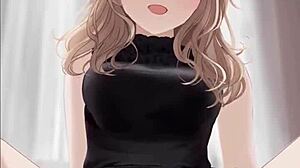 Anime Girl Black Dress Fuck