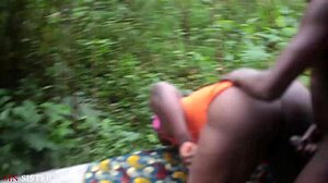 Waiting outside for stepmother leads to unexpected blowjob