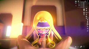 the angels endure huge cock blowjob leading to infinite squirting and creampie