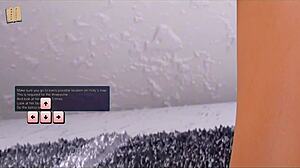 Redhead with big tits takes erotic leap of faith