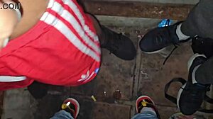 bombeiros bareback fucking in alojamento backroom with sheer view