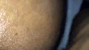 Facedown, her pussy gets filled with cum, teasing the ultimate submission