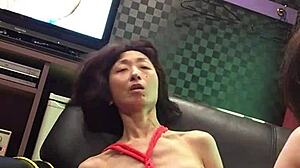 Miyuki Bound on Hotel Sofa, Humiliated While AV Plays for Gay Couple