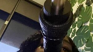 Detailed Throat Training with Toys and Masturbation