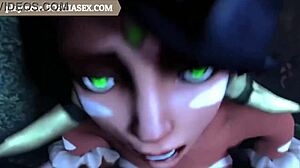 3d animation features intense pounding action