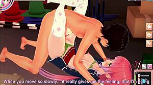 Pink Hair Girl's First Time!