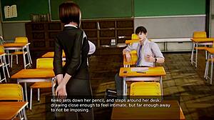 Academy 190 features intriguing anime game adventures with hentai elements