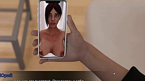 Blonde with big tits fingers pussy in lust theory gameplay