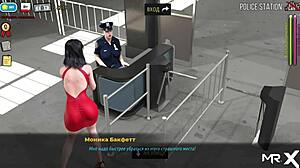 Showing ass to boss in fashion business!