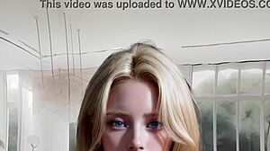 Petite Blonde Rides in Girlfriend Simulator Hentai