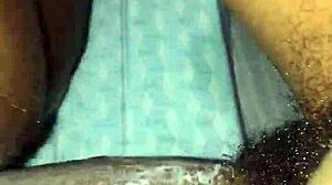 Facedown, her pussy gets filled with cum, teasing the ultimate submission