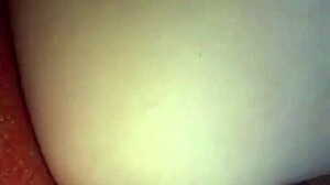 Amateur teen 18+ uses double dildo for masturbation and double penetration