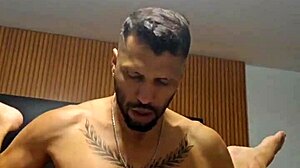 Brazilian amateur GIVING ASS and SMELLING UNDERWEAR in gay anal FUCKING with BIG BLACK COCK.