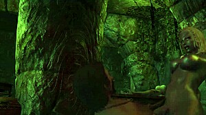 The dragonhorn volume 2 features cartoon monsters in anime hentai style.