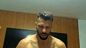 Brazilian amateur GIVING ASS and SMELLING UNDERWEAR in gay anal FUCKING with BIG BLACK COCK.