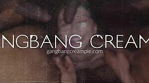 I enjoy a hot blowbang and juicy gangbang creampie