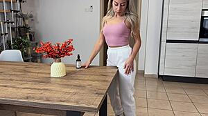 I rubbed myself on the desk with so much oil!