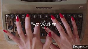 submissive secretary demi gets dominated in lingerie