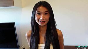 skinny thai teen feels first big cock