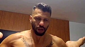 Brazilian amateur GIVING ASS and SMELLING UNDERWEAR in gay anal FUCKING with BIG BLACK COCK.