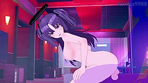 Hayase Yuuka and Oki Aoi in Wild Hentai Action