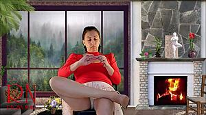 It's Weird You In My Home With Sexy Legs And Heels!