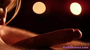 busty blonde milf angel wicky enjoys sensual anal session