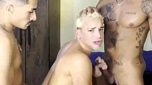 23cm thick guy takes virgin boy's virginity in interracial encounter