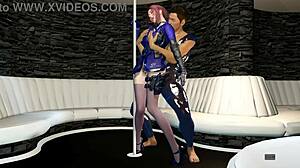 Beauty Officer Bent Over For Hard Doggystyle Fuck