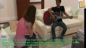 Wife and stepmother play intriguing games with big tits and ass