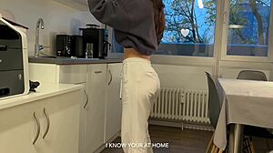 yo, roommate, slam me hard in the kitchen with that rough style