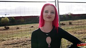 german scout skinny redhead teen 18+ first casting ride