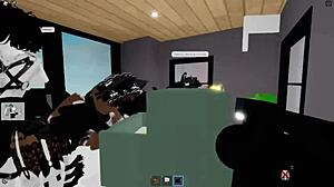 i see furrita getting strongly penetrated by albino for cumshot