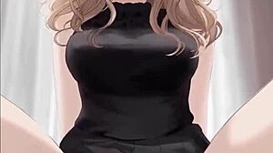 Anime Girl Black Dress Fuck