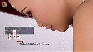 Redhead with big tits takes erotic leap of faith