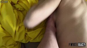 Stepsister becomes crazy anal nymphomaniac when home alone with submissive assfucking