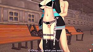 Fiery Servicing Unleashes Hot Stream As Cosplayer Takes Control