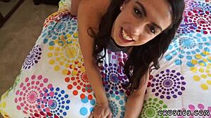 Teen Family Companion Seduces Stepfather in Taboo Hardcore