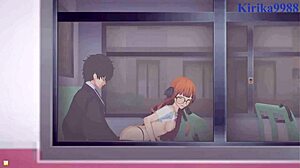 Futaba sakura ann takamaki ren amamiya intense hentai creampie persona five