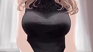 Anime Girl Black Dress Fuck