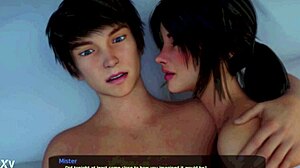 Special sex scene in an anime game