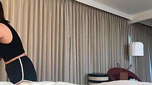 Big Titty Coworker Says No To Condom During Business Trip