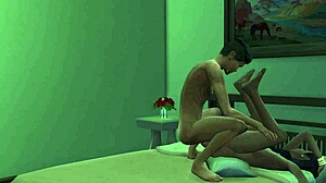 Is monalisa in pink bra seducing her mother in law for anal?