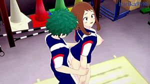Ochako Uraraka And Izuku Midoriya Intense Sex - My Hero Academia Hentai