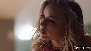 Anna Claire Bent Over, Getting Her Pussy And Mouth Fucked Intensely