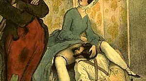 Vintage erotic animation featuring retro cartoon sex scenes