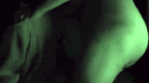 Suzi Feels Wild Pleasure in Sex Cinema Scene