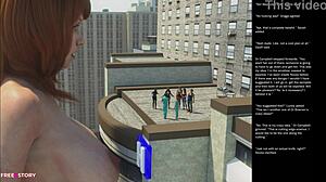 Big apple small 18+ gesture episode 31 in 3D comics and cartoon sex.